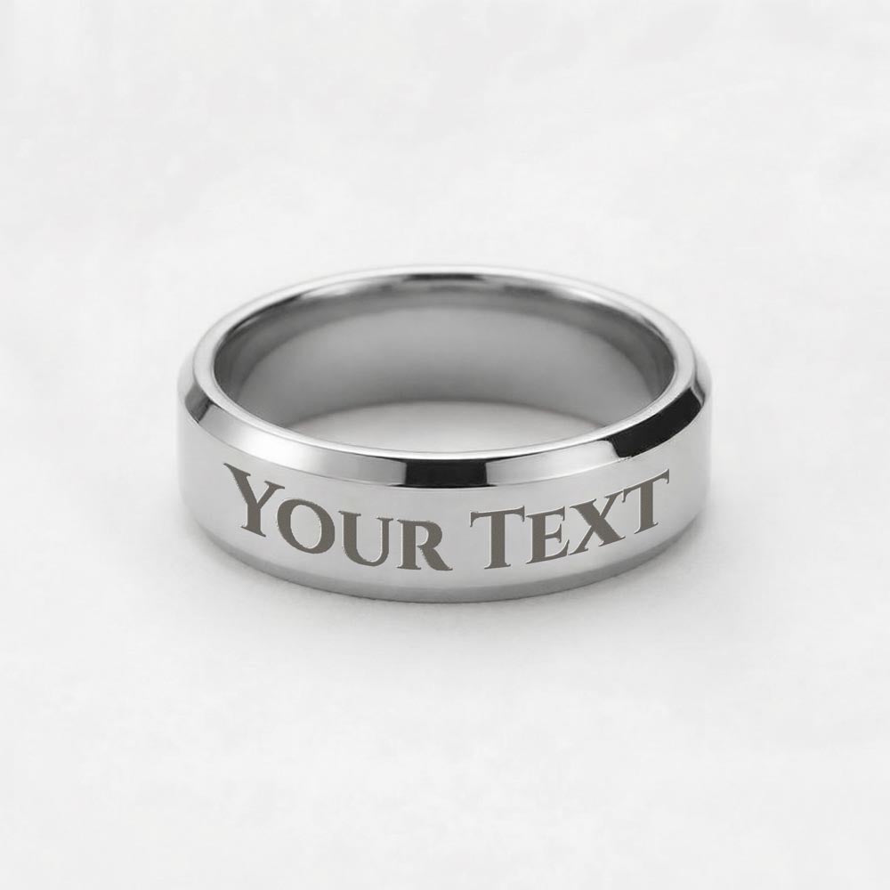Personalised Engraved Men's Ring