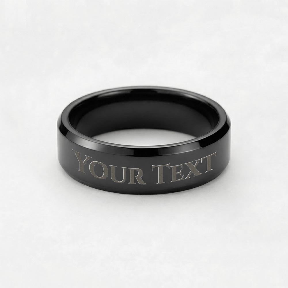 Personalised Engraved Men's Ring