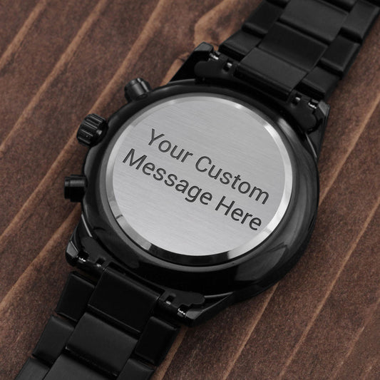 Custom Engraved Chronograph Watch