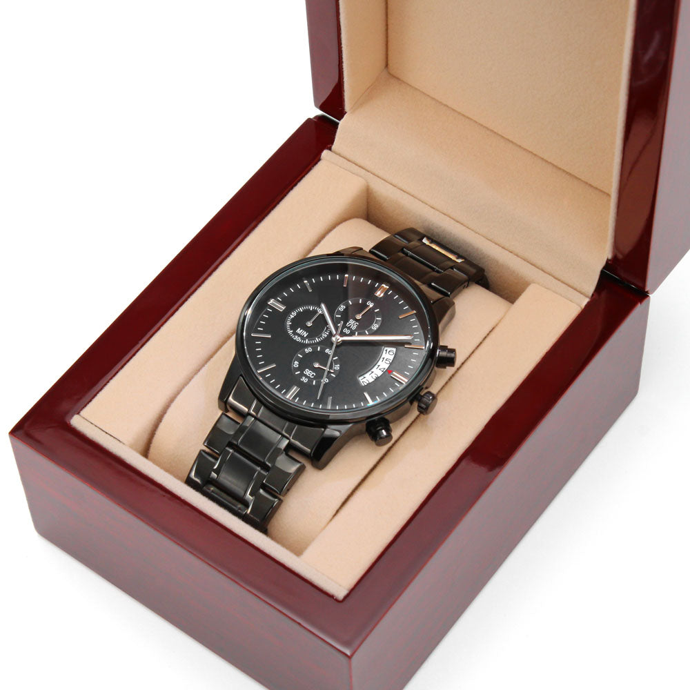 Custom Engraved Chronograph Watch